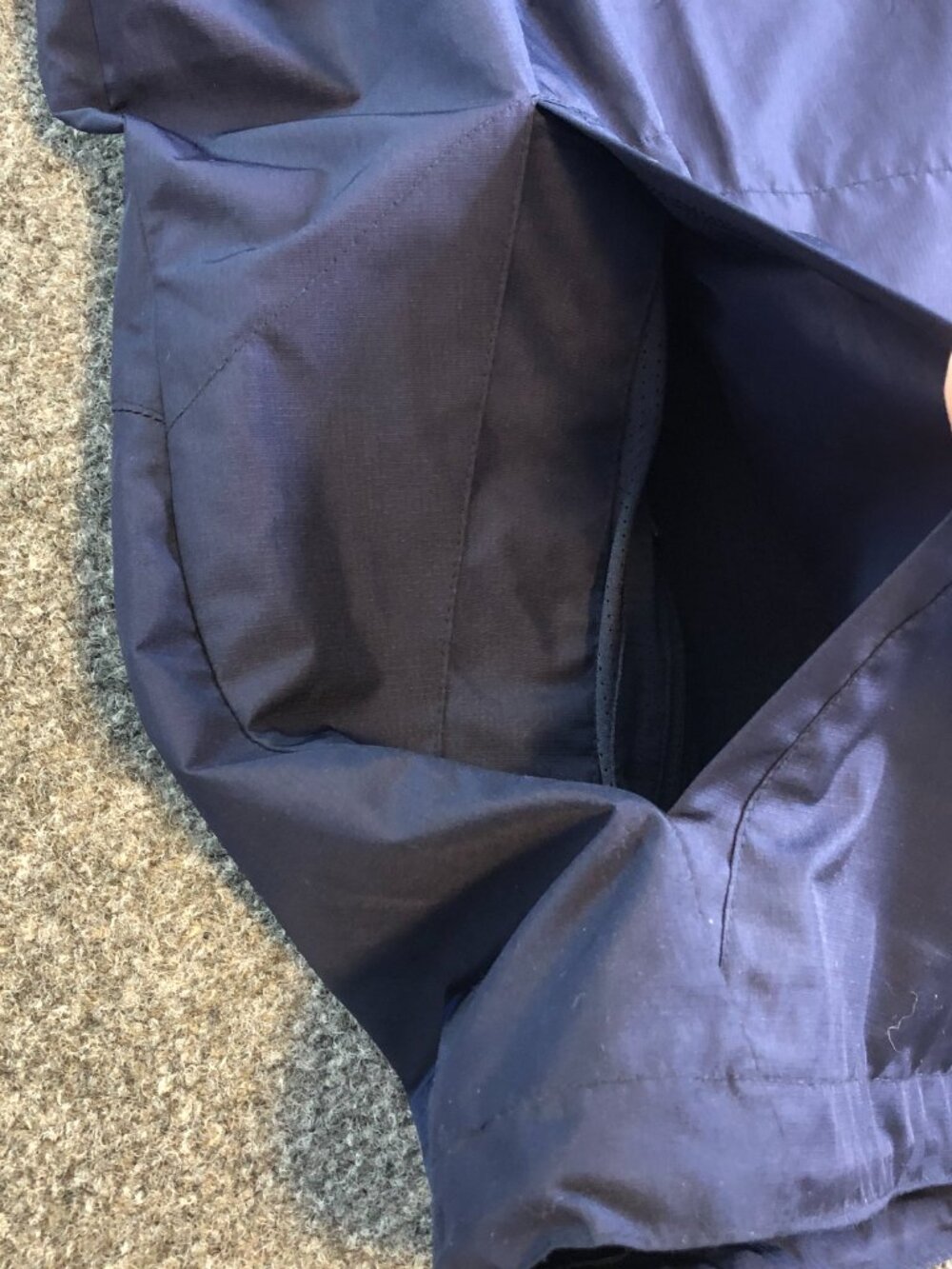 Nike Chicago Bears Jacket Men 3XL Blue Windbreaker 1/4 Zip Football Short Sleeve - Picture 5 of 14